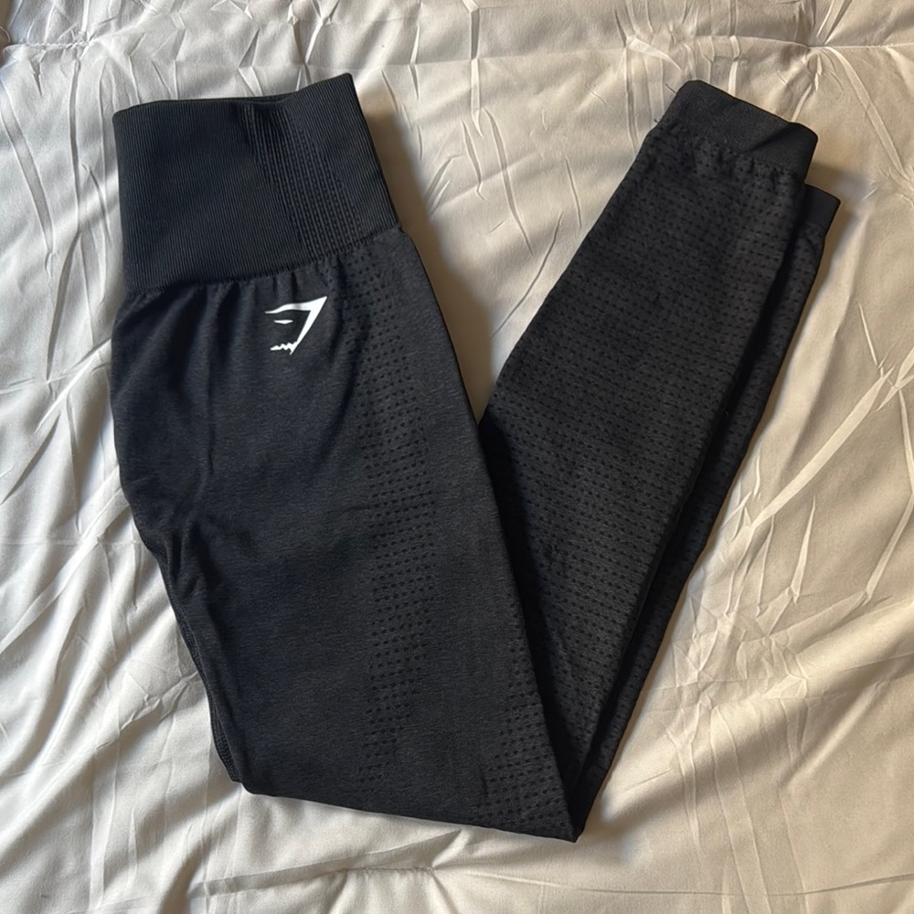 Gymshark Vital Seamless 2.0 Leggings - Black Marl